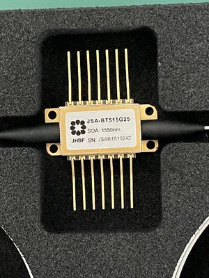 Janhoo 1310nm Butterfly SOA Semiconductor Amplificador óptico para la transmisión de datos de velocidad