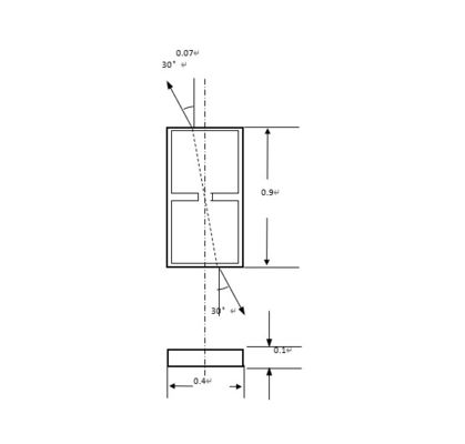 Janhoo 1550nm G=25dB SOA alta ganancia Chip de amplificador óptico semiconductor COC G 25dB 250mA
