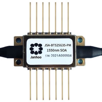 Janhoo 1550nm G=35 Polarización manteniendo SOA Mariposa SOA Semiconductor Amplificador óptico dependiente de la polarización